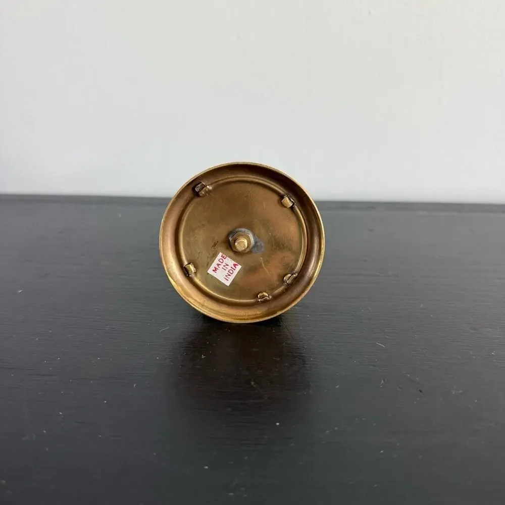 Vintage | Brass Eagle Stamp Roll Dispenser Decorative Container Made In India